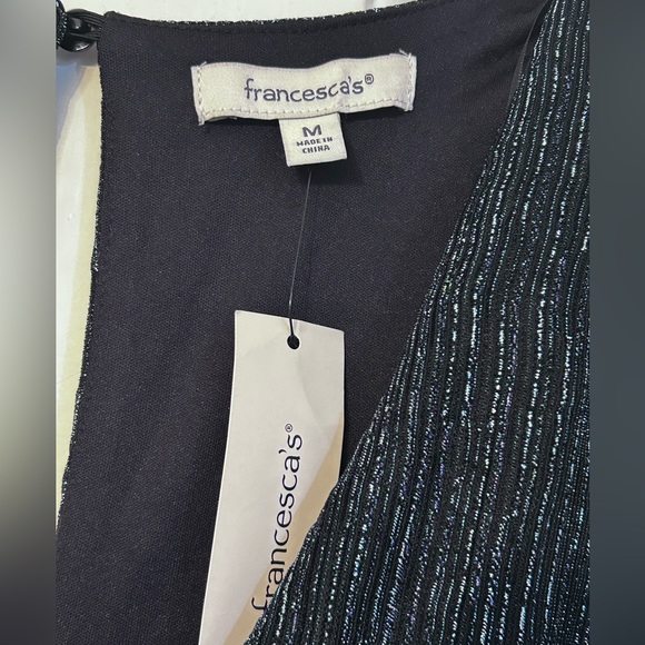 NWT Morgan shimmer knit jumpsuit from Francesca’s, size M - Picture 7 of 10